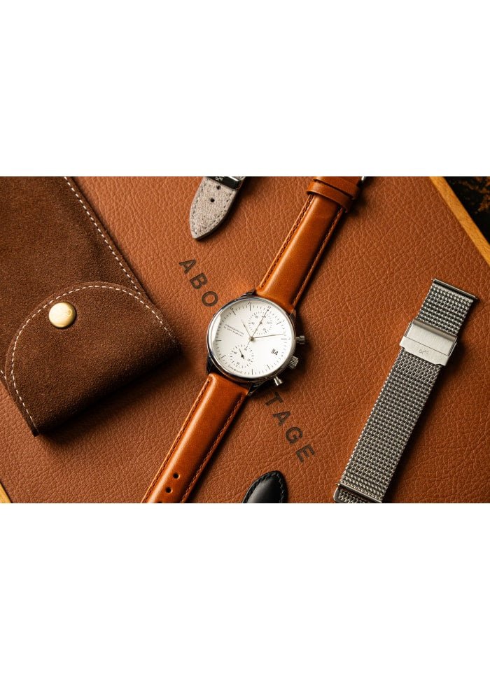 About Vintage 1844 Chronograph 鋼色/白色– HOURGLASS WATCH STORE