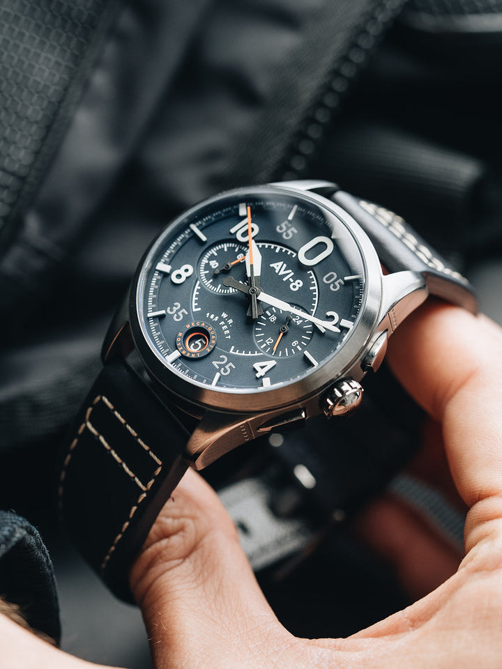 AVI-8 Spitfire - Lock Chronograph AV-4089 - Hourglass Watch Store