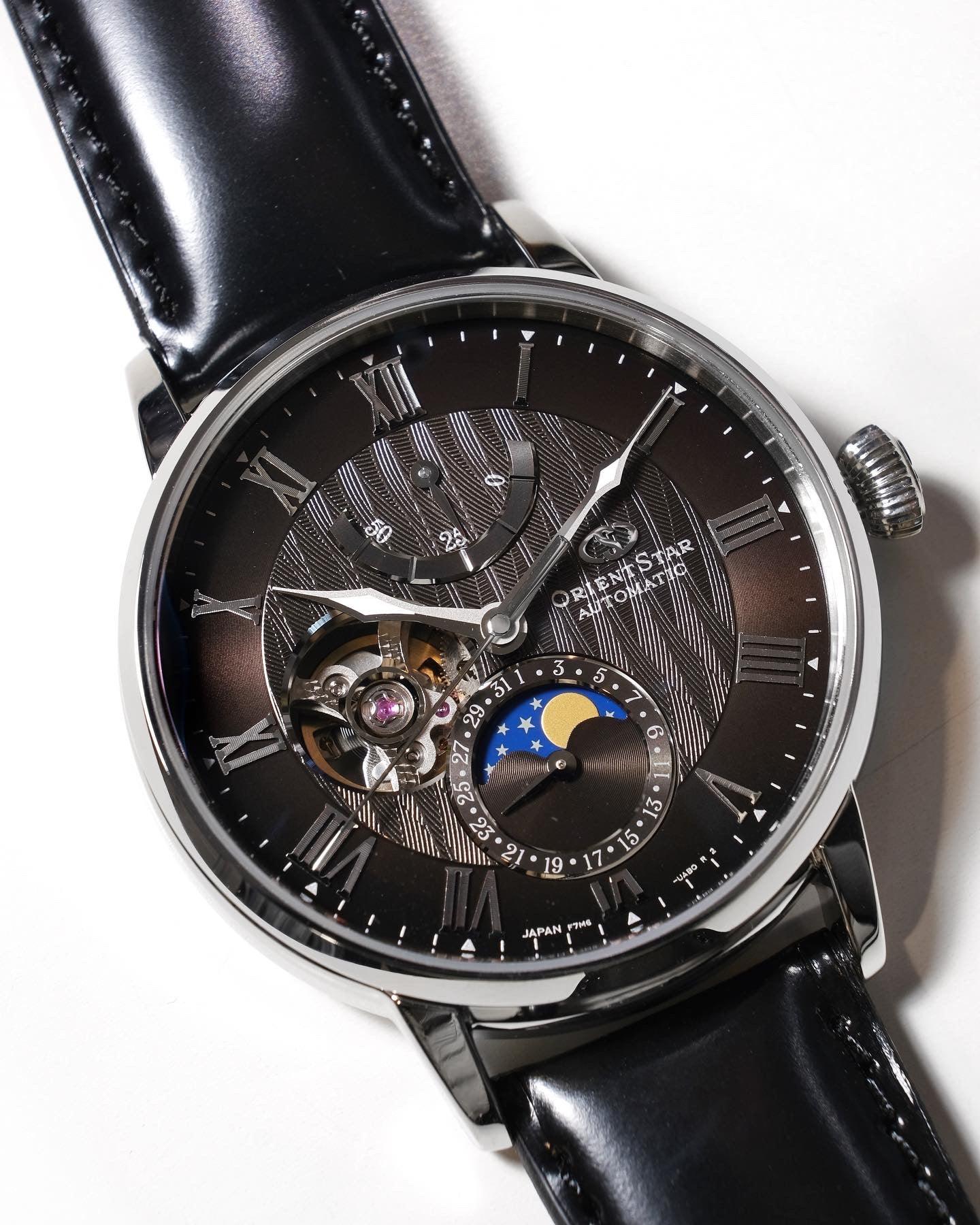 Orient star mechanical online moon phase