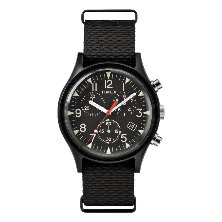 Timex MK1 Aluminum Chronograph 三圈計時軍錶 - Hourglass Watch Store