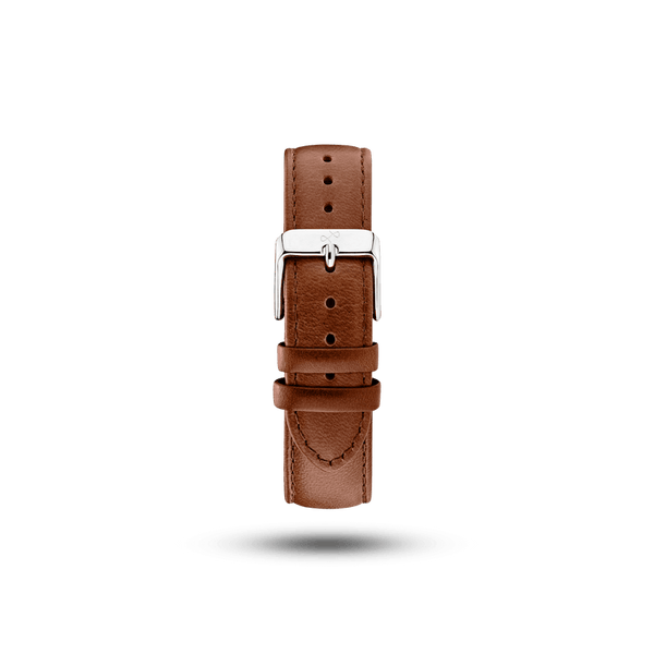 About Vintage Brown Leather Strap - Pin Buckle