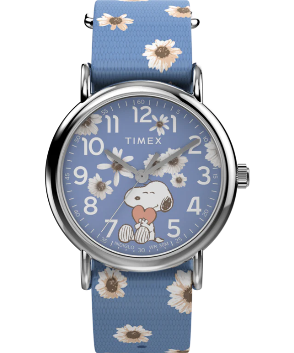 MONTRE TIMEX "Peanuts" Pour Femme - Modèle TW2W33200 - Week-End - NEUVE AVEC ÉTIQUETTES
