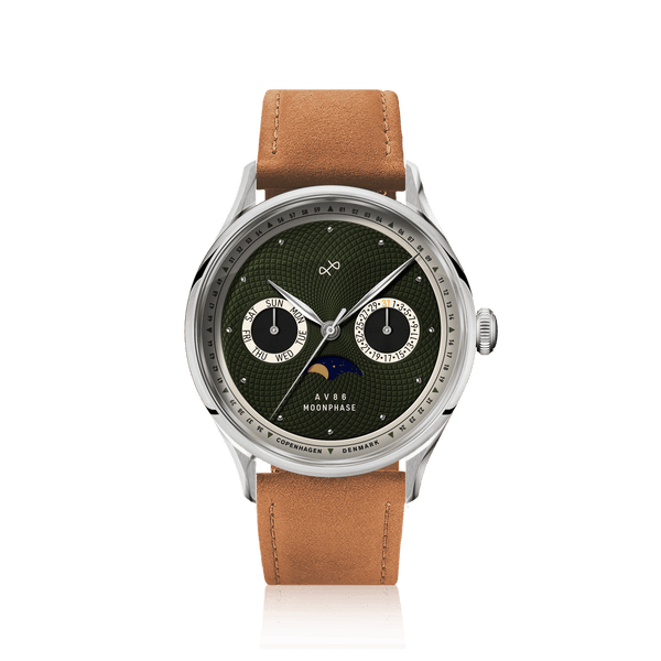 About Vintage 1968 Moonphase Limited, Steel/Green 