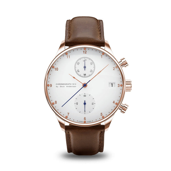 About Vintage 1815 Chronograph 玫瑰金 / 珍珠白 - HOURGLASS WATCH STORE