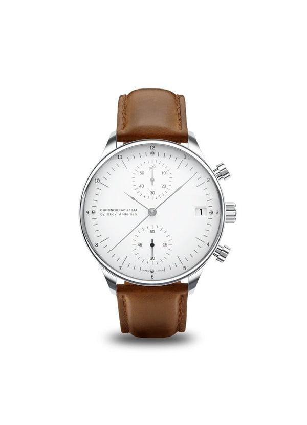 About Vintage 1844 Chronograph 鋼色/白色 - HOURGLASS WATCH STORE