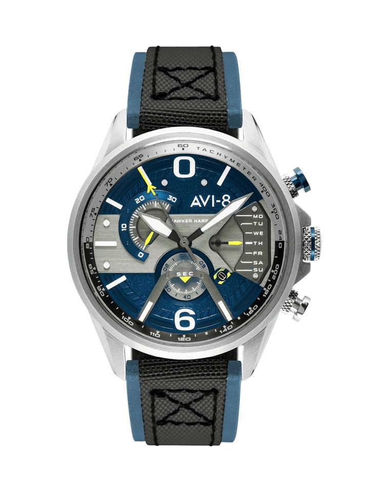 AVI - 8 Hawker Harrier II - Dual Retrograde Chronograph AV - 4056 - HOURGLASS WATCH STORE