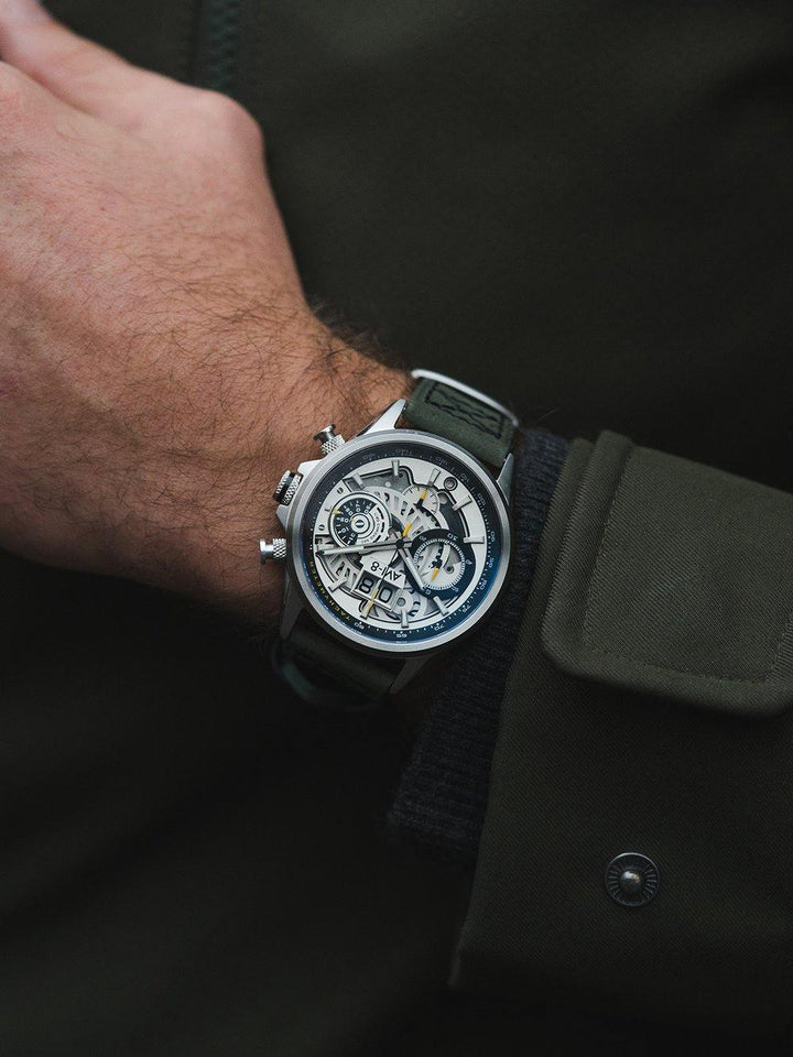 AVI - 8 Hawker Harrier II - Matador Chronograph AV - 4065 - HOURGLASS WATCH STORE