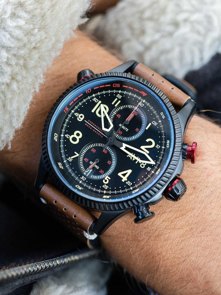 AVI - 8 Hawker Hunter - Duke Chronograph AV - 4080 - HOURGLASS WATCH STORE