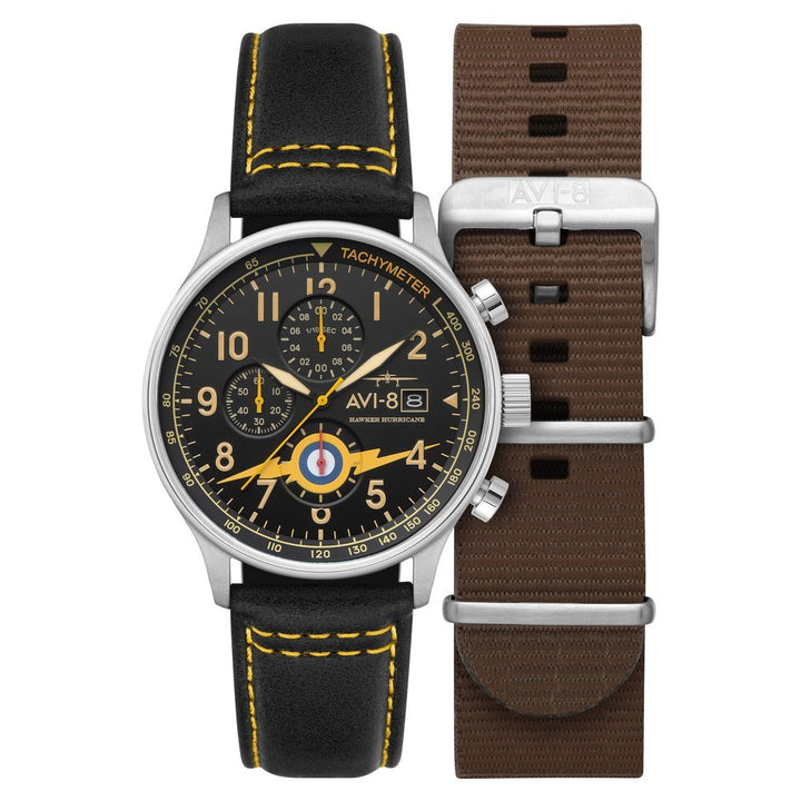 AVI - 8 Hawker Hurricane Classic Chronograph AV - 4011 - 0V - HOURGLASS WATCH STORE