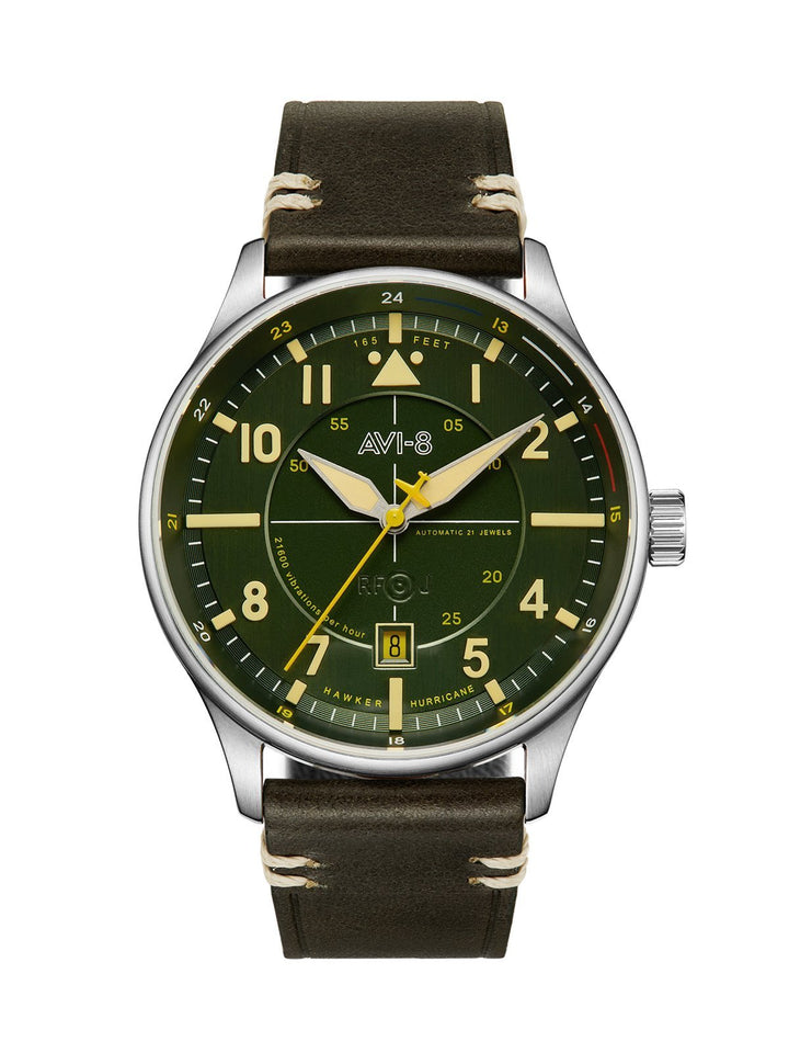 AVI - 8 Hawker Hurricane - Kent Automatic AV - 4094 - HOURGLASS WATCH STORE