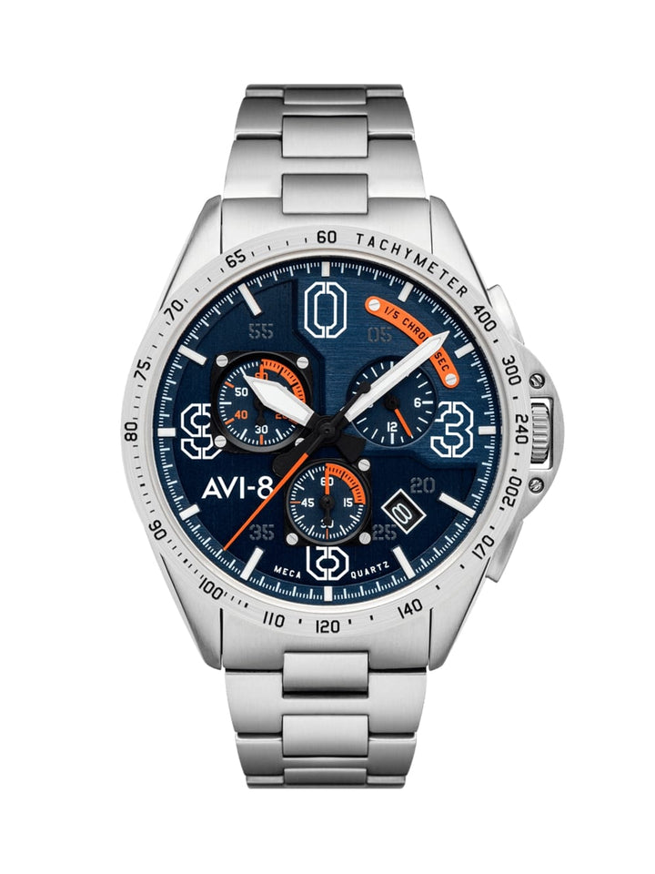 AVI - 8 P - 51 Mustang - Blakeslee Chronograph AV - 4077 - HOURGLASS WATCH STORE