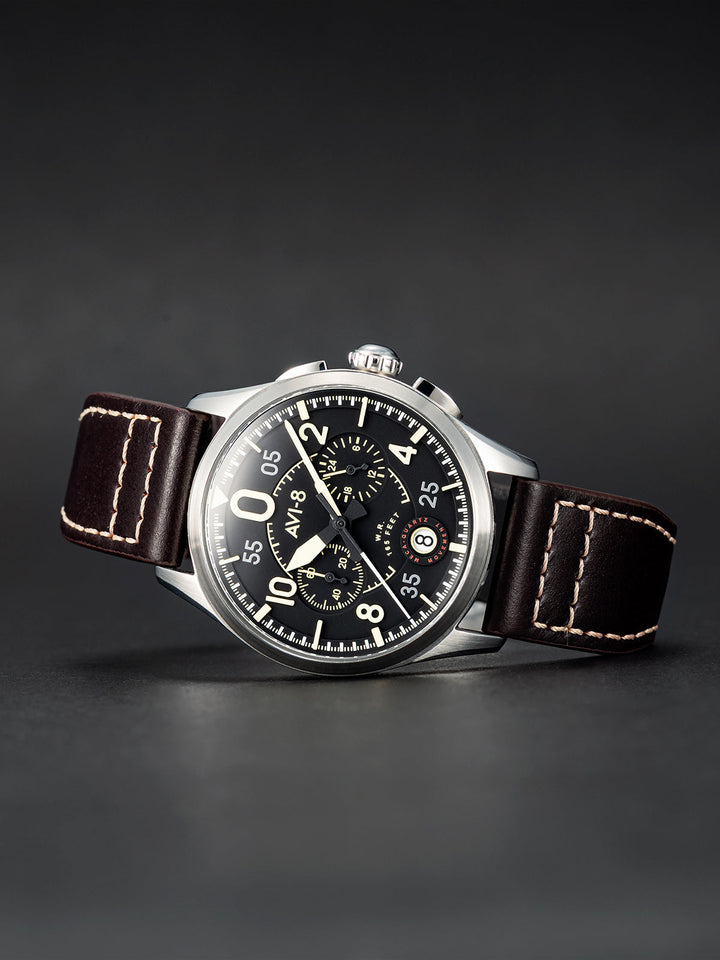 AVI-8 Spitfire - Lock Chronograph AV-4089 - Hourglass Watch Store