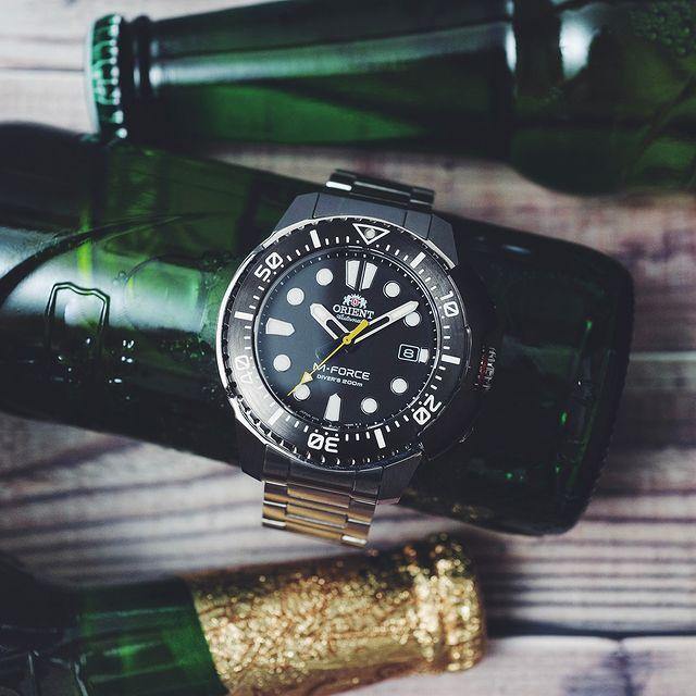 Orient M-Force 2代 200m 潛水錶 RA-AC0L01B00B - Hourglass Watch Store