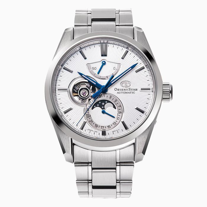 Orient Star Mechanical Moon Phase 鏤空月相錶 RE-AY0002S00B - Hourglass Watch Store
