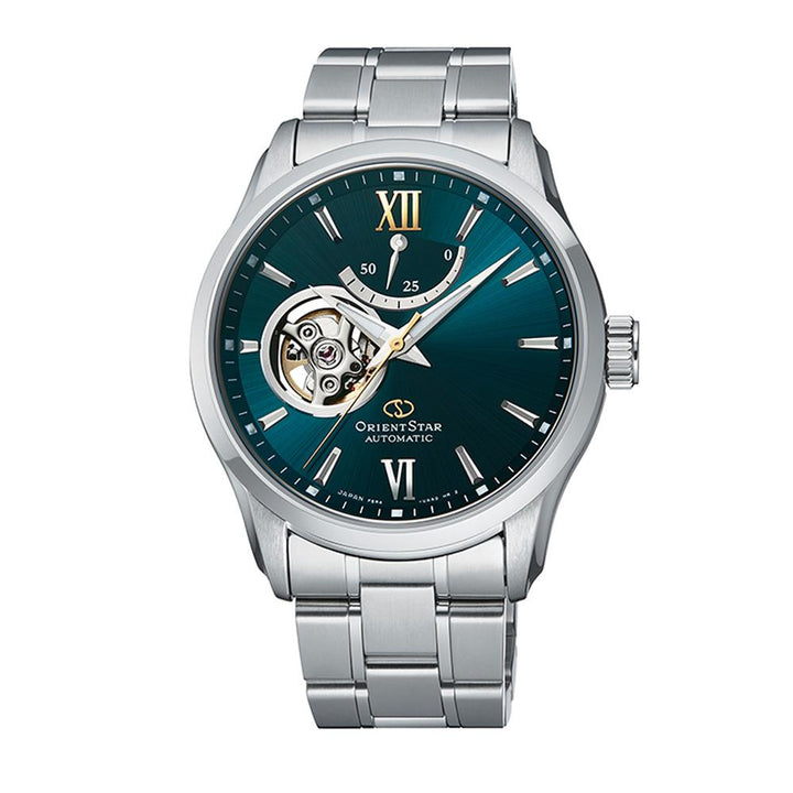 Orient Star Semi Skeleton Contemporary 鏤空機械錶 RE-AT0002E00B - Hourglass Watch Store