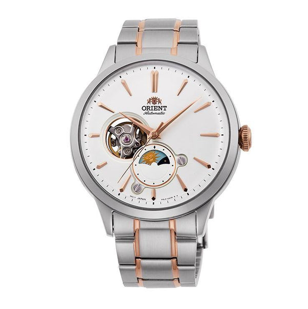 Orient Sun & Moon V6 日月相錶 RA-AS0101S10B - Hourglass Watch Store