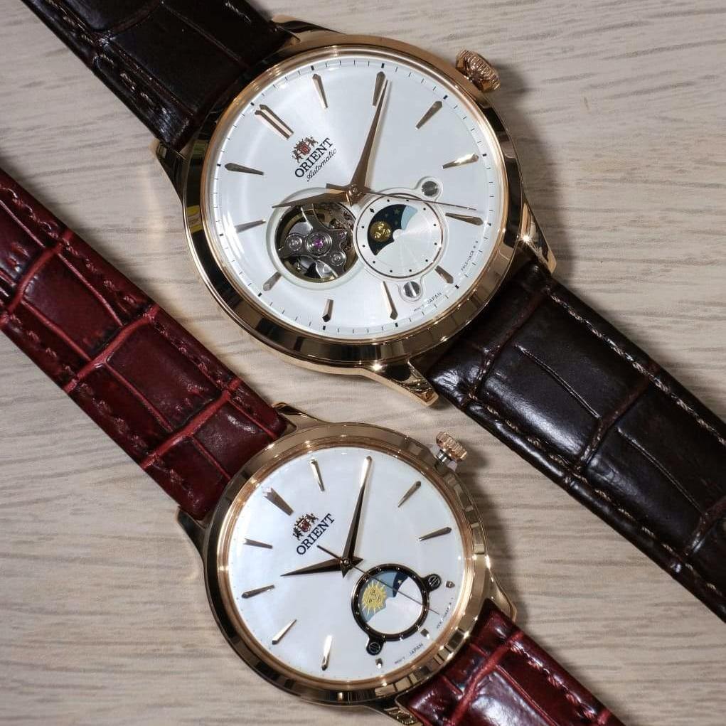 Orient Sun & Moon V6 日月相錶RA-AS0102S10B – HOURGLASS WATCH STORE