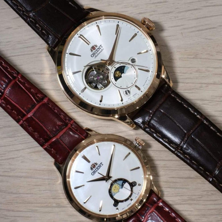 Orient Sun & Moon V6 日月相錶 RA-KB0002A10B - Hourglass Watch Store