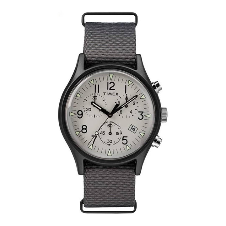 Timex MK1 Aluminum Chronograph three lap chronograph military