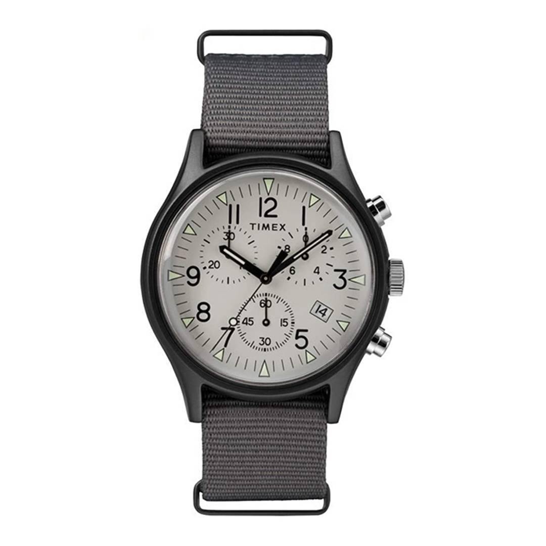 Timex MK1 Aluminum Chronograph three lap chronograph military