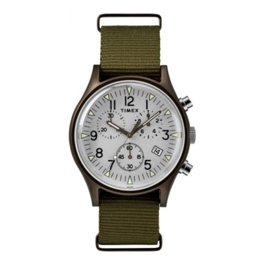 Timex MK1 Aluminum Chronograph three lap chronograph military