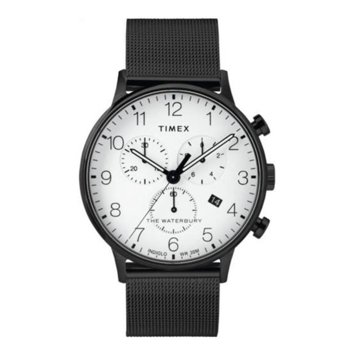 Timex Waterbury Classic Chronograph 三圈計時款 TW2T36800 - Hourglass Watch Store