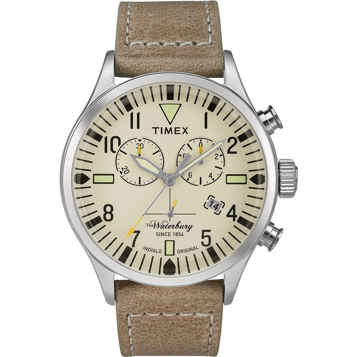 Timex Waterbury Traditional Chronograph 三圈計時款 TW2P84200 - Hourglass Watch Store