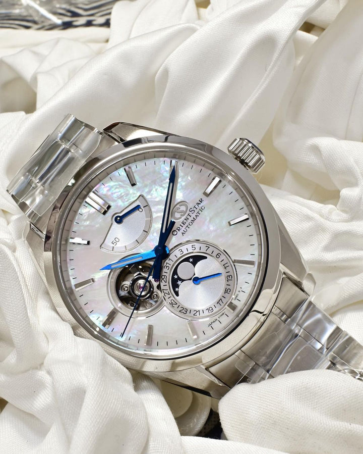 Orient Star Mechanical Moon Phase Skeleton Moon Phase Watch RE